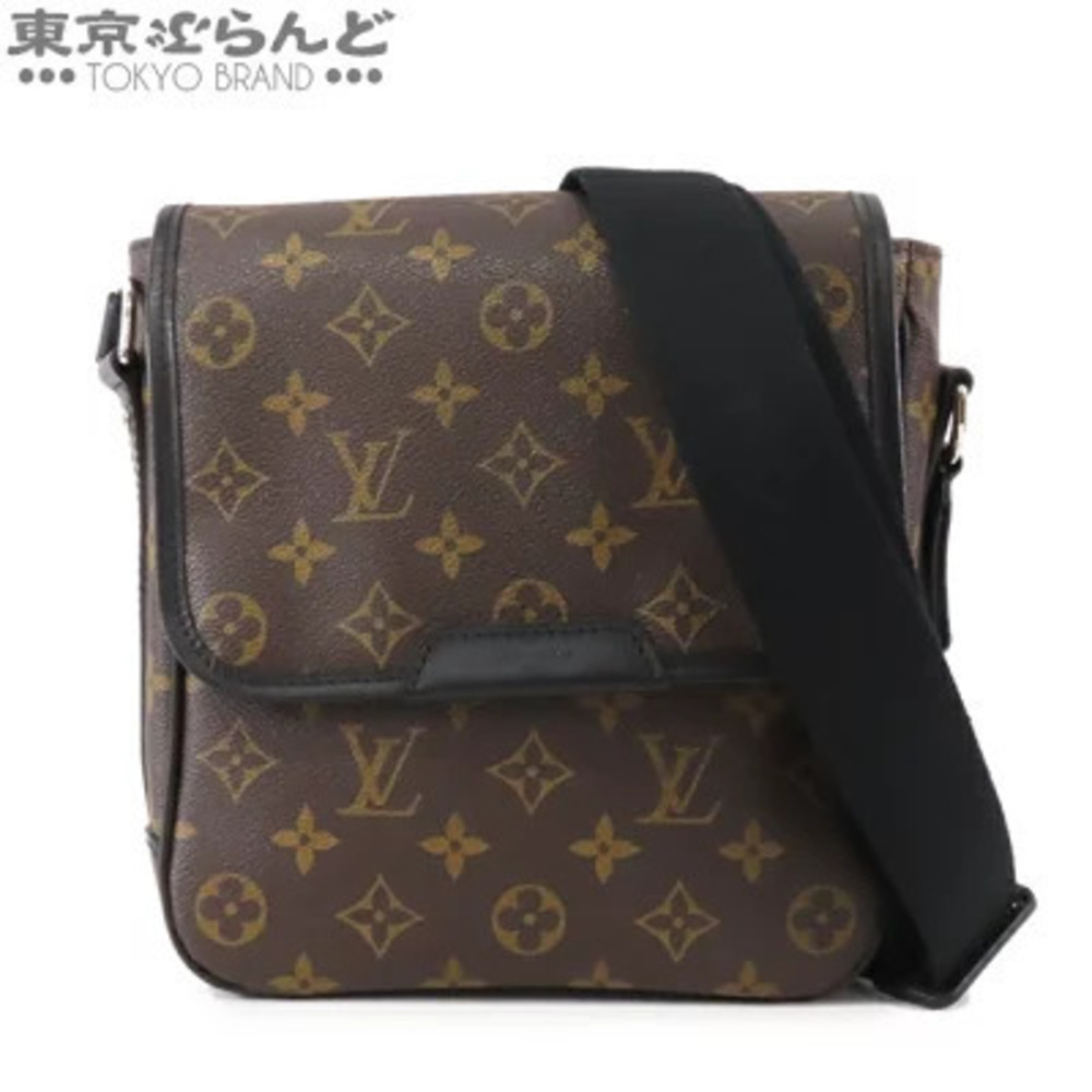 Louis Vuitton Bass Brown Monogram Macassar Brown Messenger Shoulder Bag